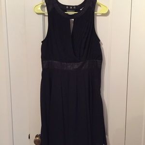 Flowy Black A-Line Dress